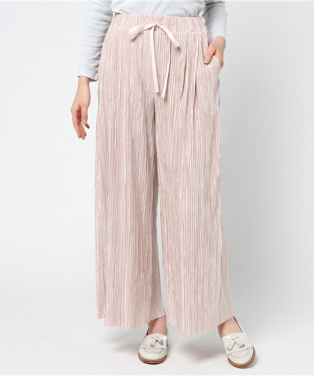FREE'S MART  プリーツワイドパンツ