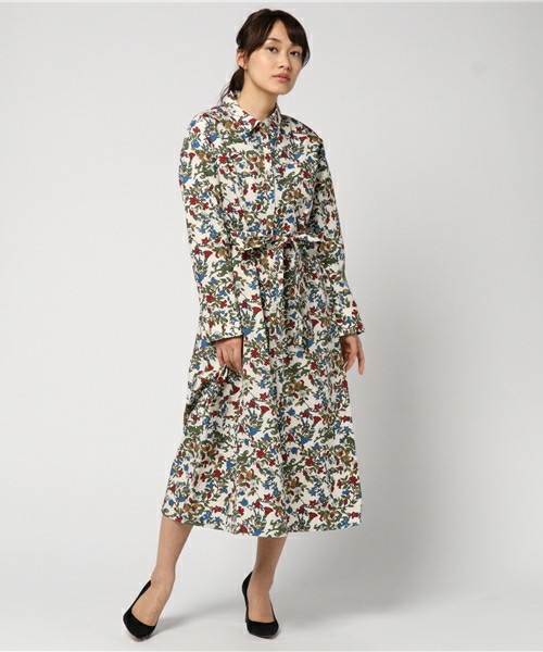MURUA ボリュームシャツワンピース