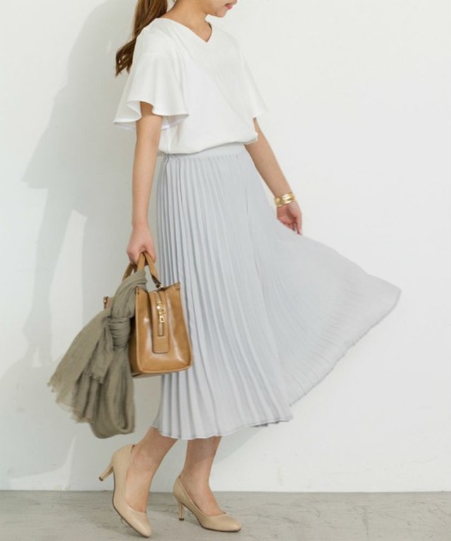 NATURAL BEAUTY BASIC / プリーツスカーチョ