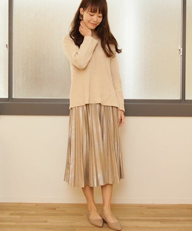 ポインテッドトゥ美脚フラットパンプス/ SESTO