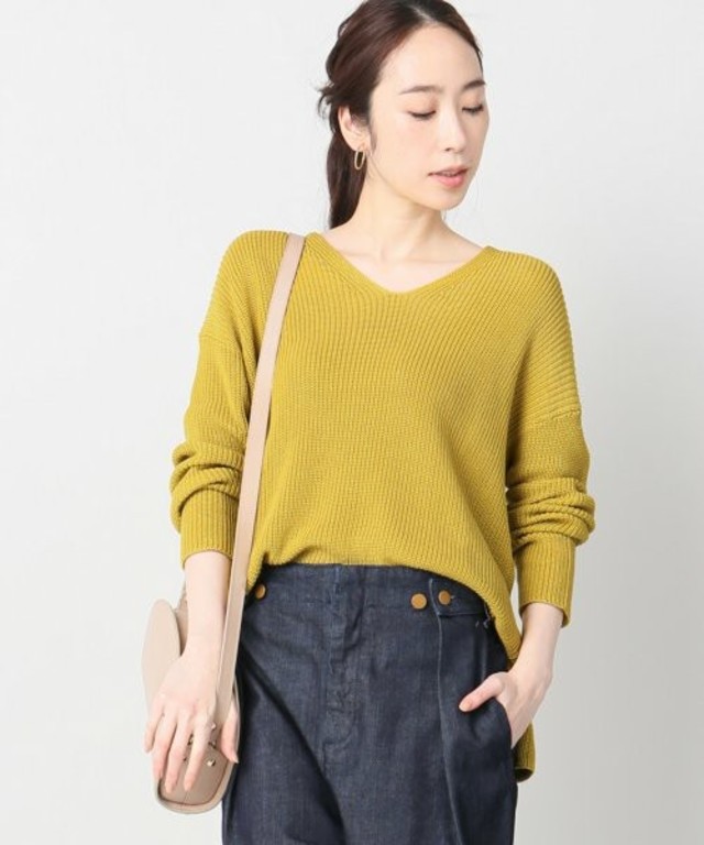 JOURNAL STANDARD　コットンモダール Vネックプルオーバー