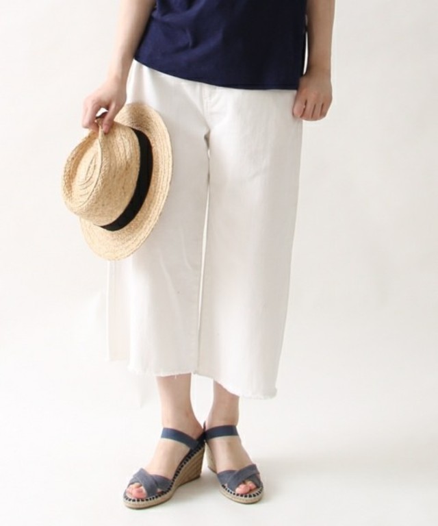 coen　デニムガウチョパンツ