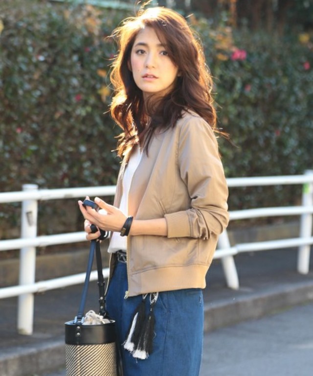 B:MING by BEAMS ツイルノーカラーブルゾン