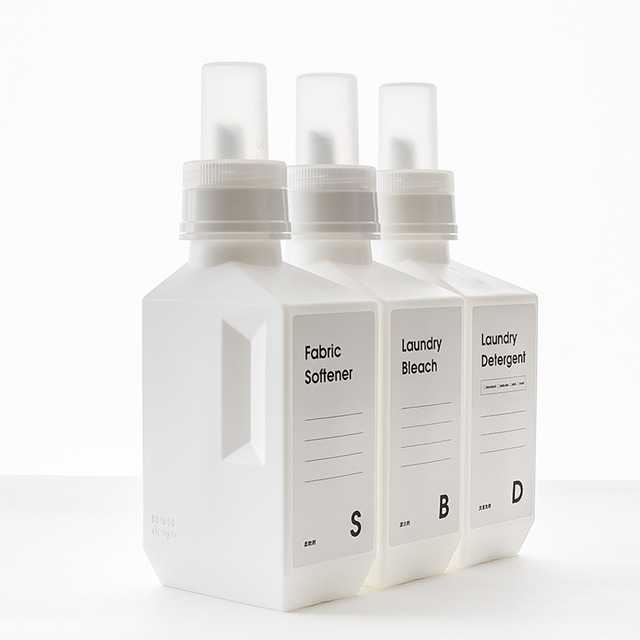 ランドリーボトルM（700ml）同色3本セット