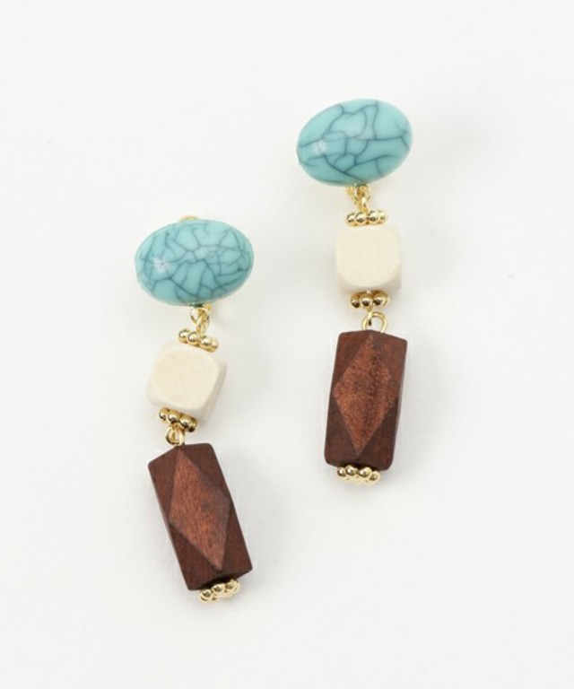 MODE ROBE ウッドパーツイヤリング