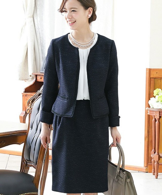 タックブラウスセットアップスーツ