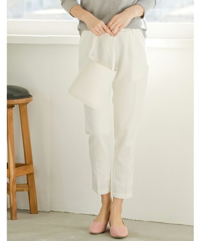 Re:EDIT　美脚アンクルテーパードパンツボトムス