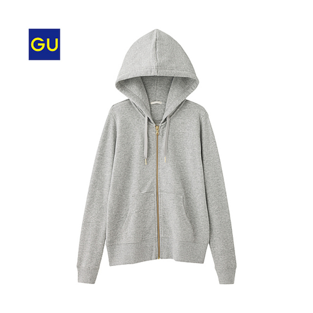 GU スウェットフルジップパーカ（長袖）