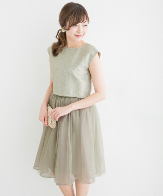 URBAN RESEARCH ROSSO／3WAYチュチュ付ドレス