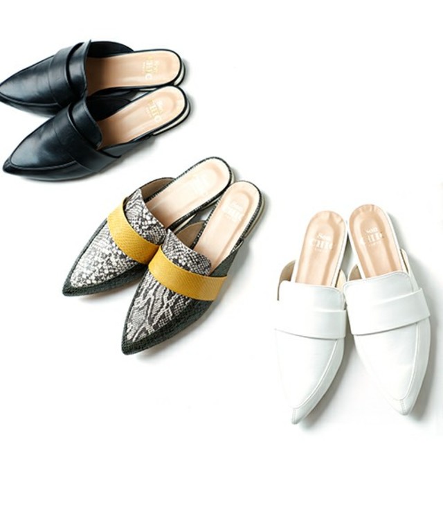 SON CHIC TOKYO ポインテッドローファーミュール