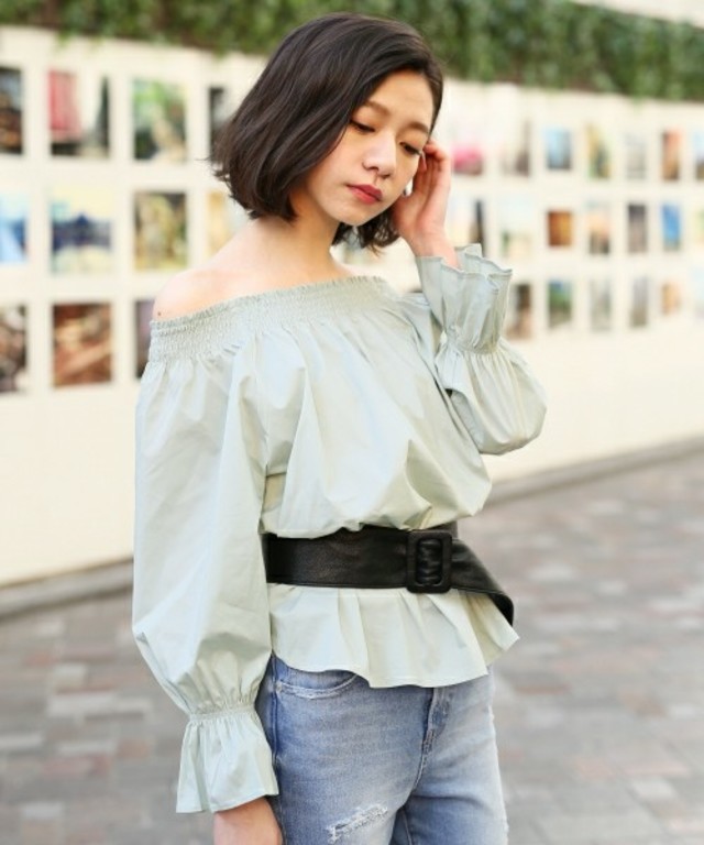 LOWRYS FARM／アソートオフショルブラウス