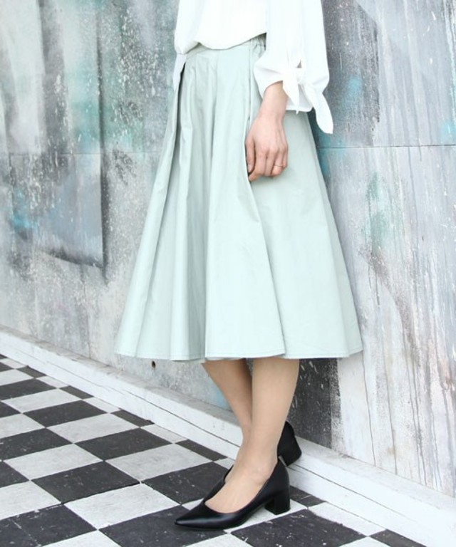 r.p.s／ウエストタックフレアースカート