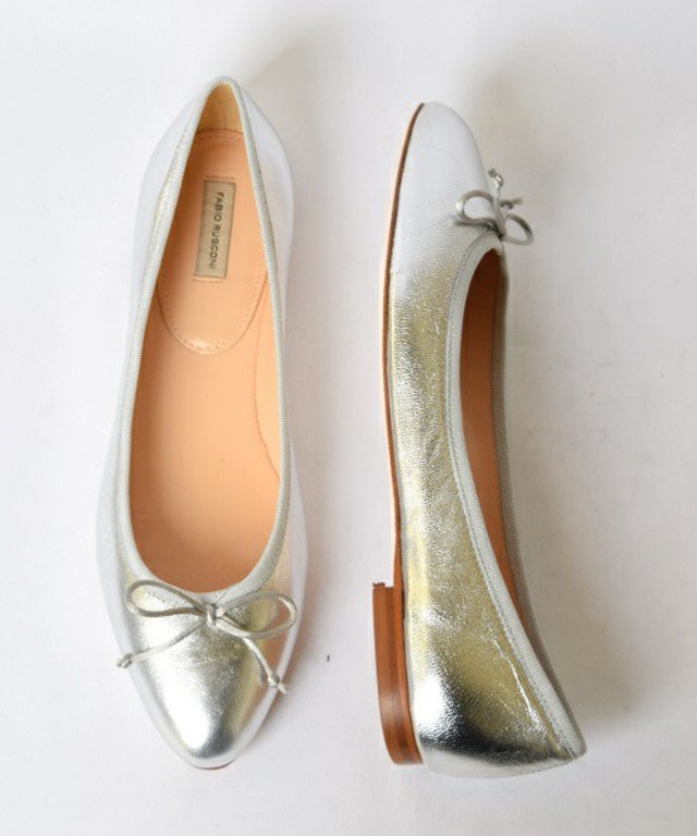 【FABIO RUSCONI】エナメルバレエシューズ