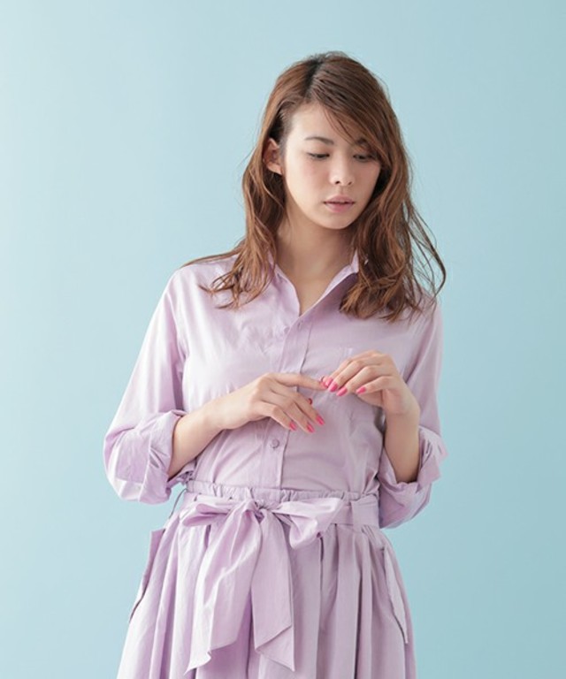 The Virgnia／カンクリーニシャンブレー＆ストライプシャツ