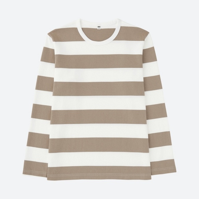 ユニクロ ウォッシュボーダーT（長袖）