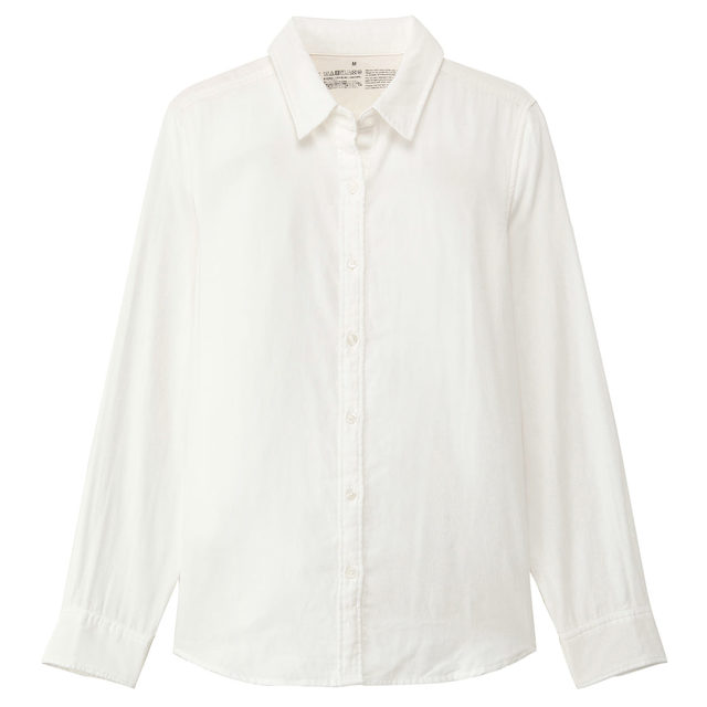 オーガニックコットン二重ガーゼシャツ