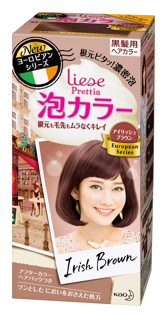 リーゼ プリティア 泡カラー アイリッシュブラウン