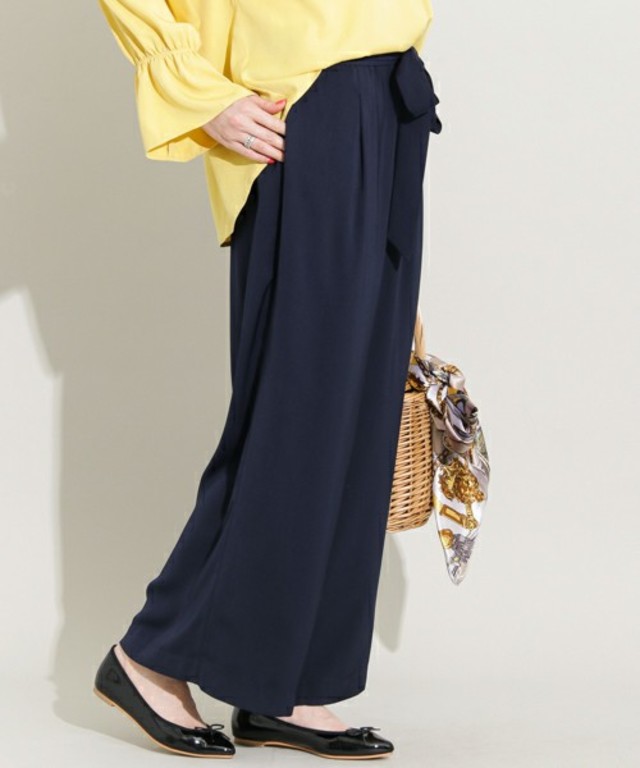 URBAN RESEARCH Sonny Label タックリボンワイドパンツ