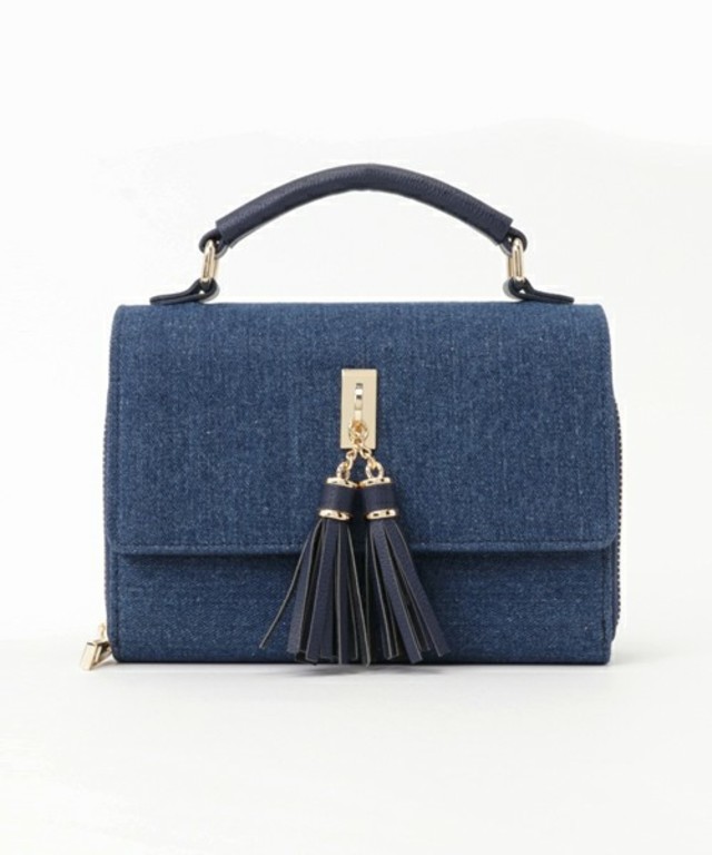 タッセルお財布ショルダー