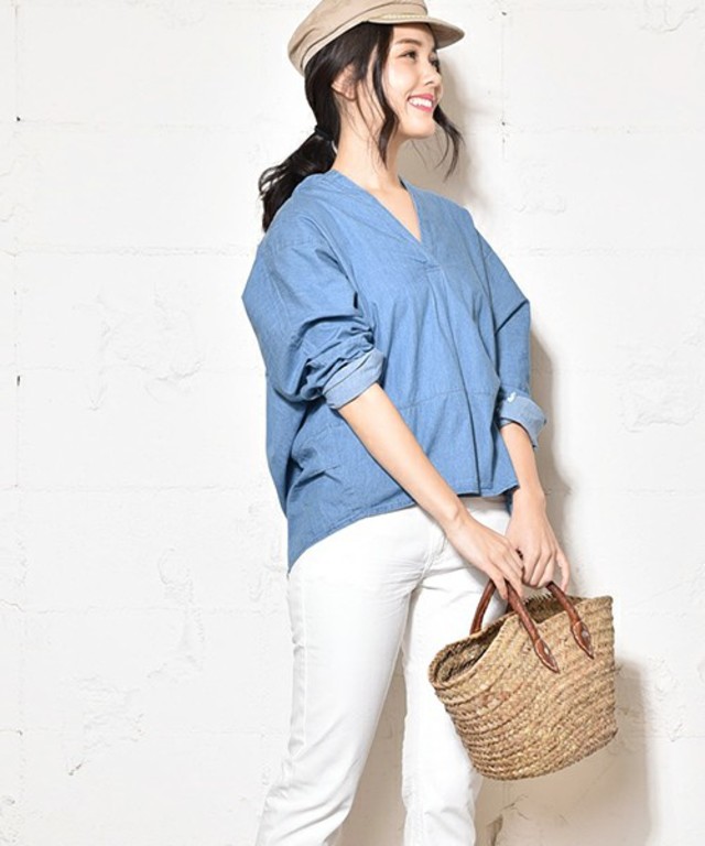 coca / ドルマンスリーブスキッパーデニム