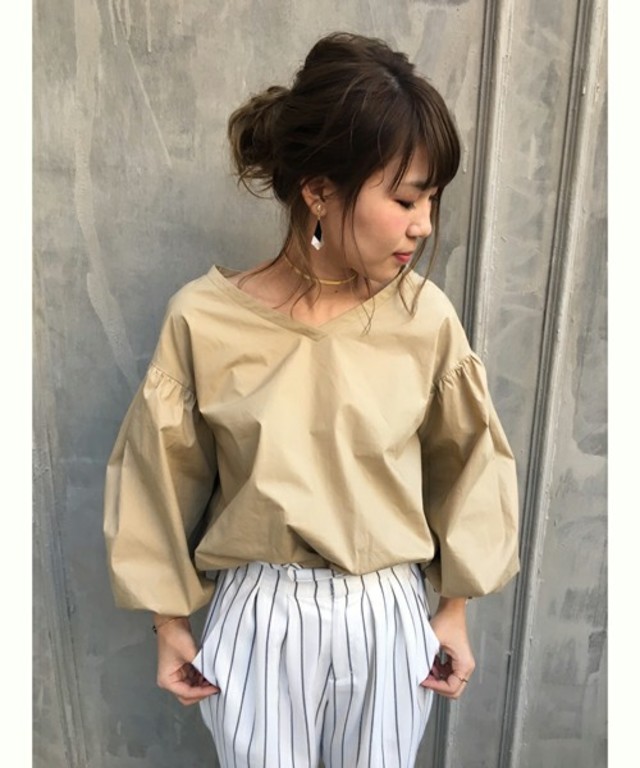 UNRELISH ボリュームスリーブブラウス