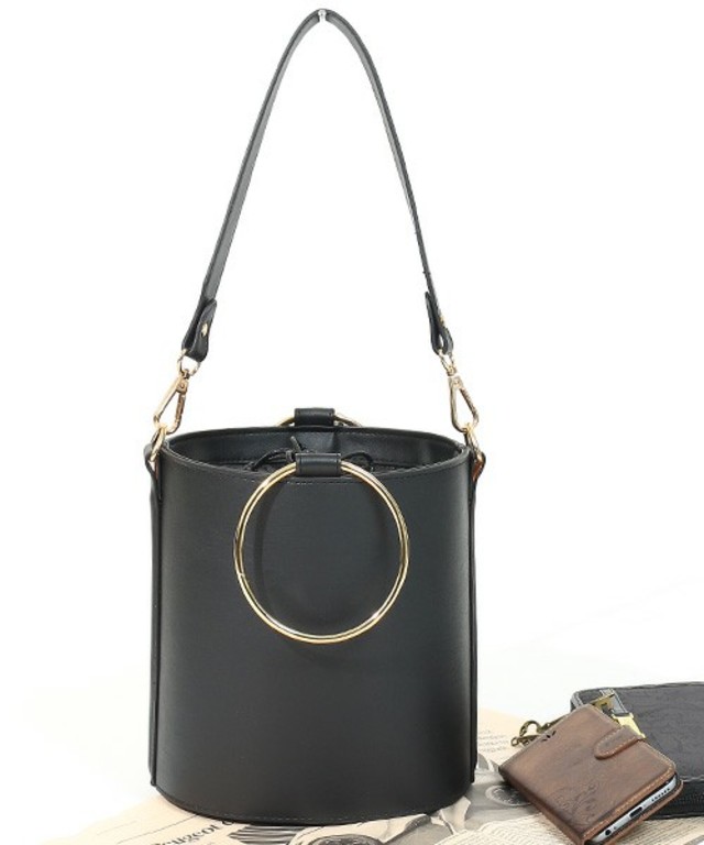 Fashion Letter 3WAY バケツ型 ショルダーバッグ