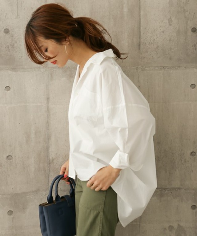 DOORS ドルマンワイドバックタックシャツ