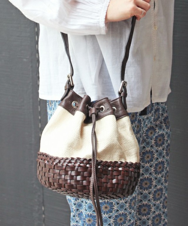 roberto pancani / 2720 / 巾着ショルダーバッグ