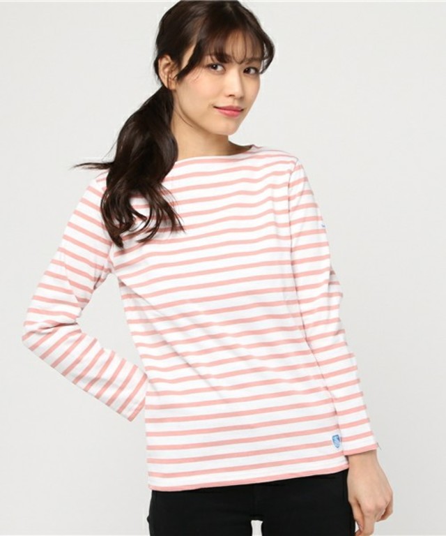 【ORCIVAL】コットンロード フレンチバスクシャツ