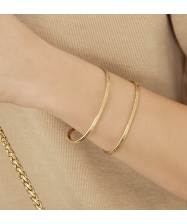 ダブルラインバングル