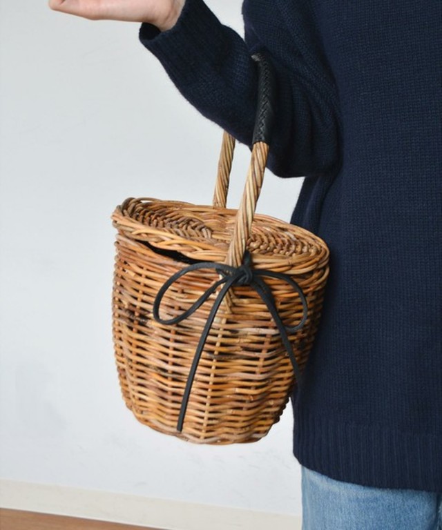 SHIPS for women　かごバケットバッグ