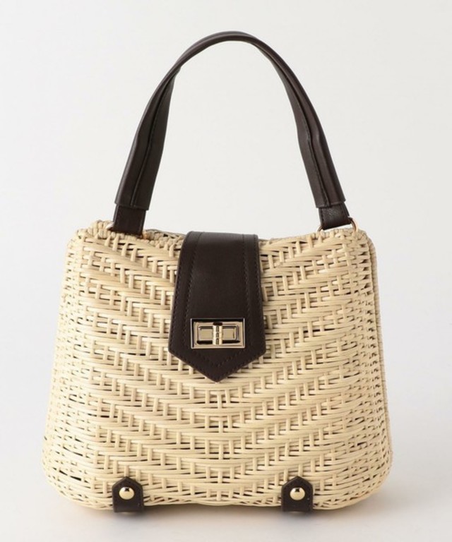 green label relaxing　クラシックMINIコンビかごバッグ