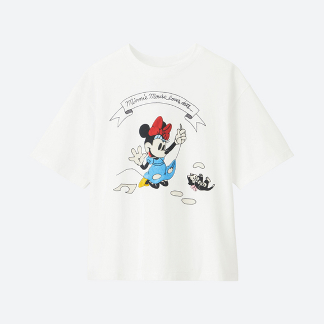 ディズニー ミニーマウスラブズ ドットグラフィックT（半袖）