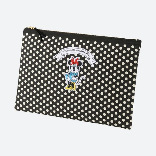 ディズニーミニーマウスラブズ ドットクラッチバッグ