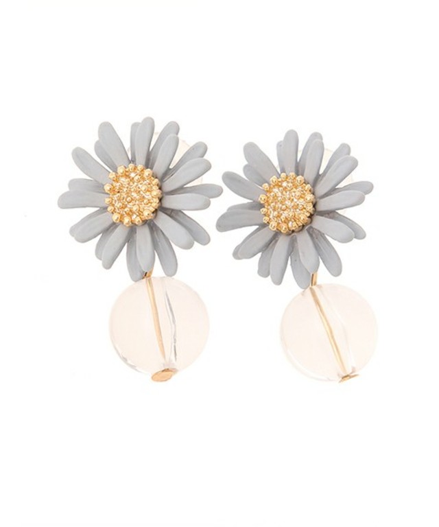 fifth / フラワービーズピアス