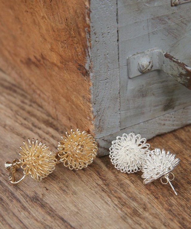 colleca la / 立体フラワーピアス＆イヤリング