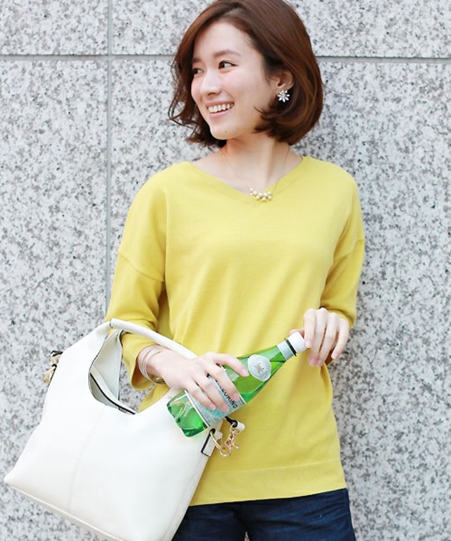 REAL CUBE 前後２WAYウォッシャブルニット