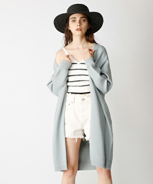 MOUSSY OVERSIZED LONG CARDIGAN