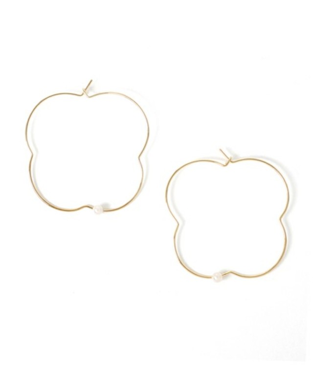 Jewel Addict / フラワーフープピアス