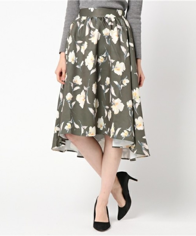 KOBE LETTUCE アシンメトリー☆イレギュラーヘムフレアスカート