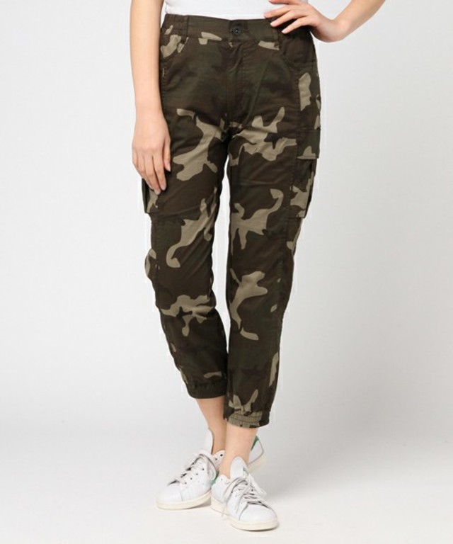 シャーリング カーゴパンツ