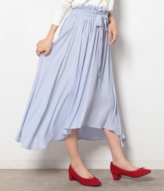 【HIRARI COLLECTION】ヴィンテージサテンスカート