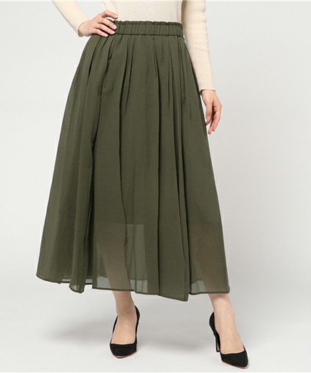 コットンシフォン　スカート