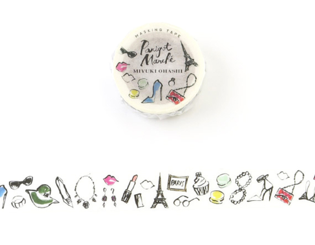 PARIGOT×MIYUKI OHASHI マスキングテープ・PARIS