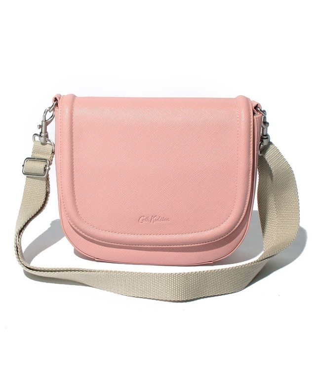 プレーン カーブド サドルバッグ ソリッド（ピンク）