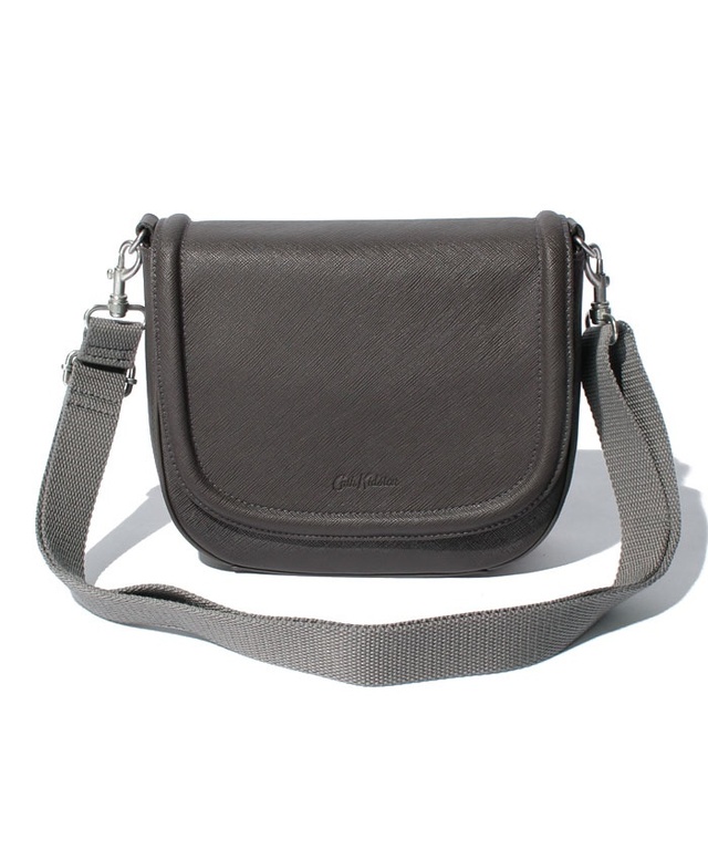 プレーン カーブド サドルバッグ ソリッド（グレー）