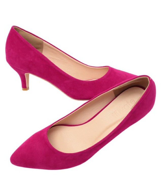 6cmヒールポインテッドトゥパンプス/ titivate