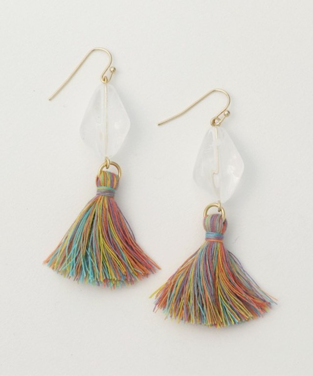 CIAOPANIC TYPY / ストーンフリンジロングピアス