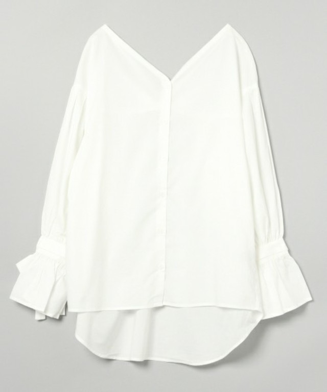 JEANASIS ストライプVシャツ