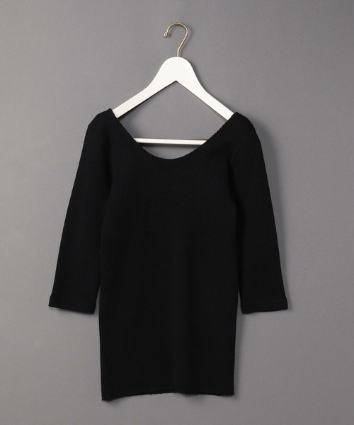 6(ROKU) BEAUTY&YOUTH UNITED ARROWS　BIG THERMAL U-NECK 2/ｶｯﾄｿｰ